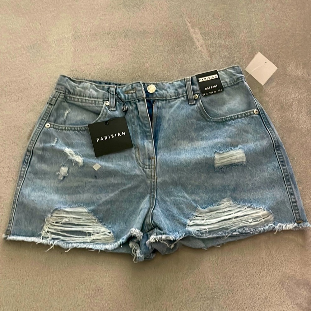 Parisian Hot Pant Jean High Waisted Short
